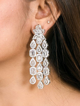 Shhimmerz Jewellery - Multi Shape Stone Drops & Danglers Earrings
