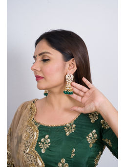 Shhimmerz Jewellery - Parrot Jhumka Earrings