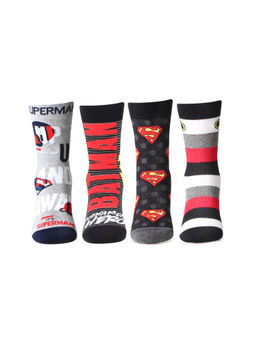 Bonjour - Multicolored Characterized Crew Socks for Boys