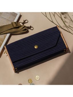 Lukka Chuppi - Mini Clutch Textured Navy