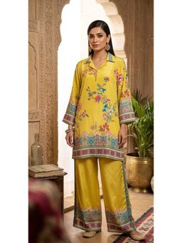 PIRRA DESIGN - Women's Yellow Printed Co-Ord Set