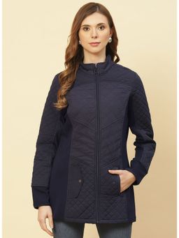 Lakshita - Midnight Blue Quilted Jacket
