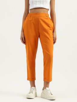 United Colors of Benetton - Orange Solid Straight Fit Track Pants