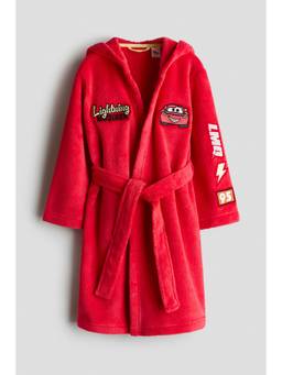 H&M - Boys Red Fleece Dressing Gown