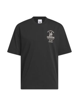 adidas Originals - Black Typography Crew Neck T-Shirt