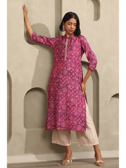 Soch - Purple Printed Kurta