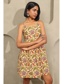 Soch - Yellow Floral Printed Dress