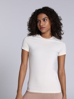 Puma - Classics Slim Womens Beige T-shirt