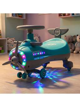BAYBEE - Blue Baybee Cruzo Swing Car for Kids