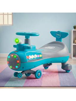 BAYBEE - Blue Baybee Diver Swing Car for Kids