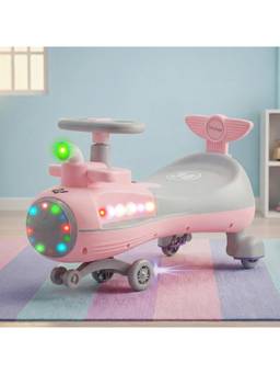 BAYBEE - Pink Baybee Diver Swing Car for Kids