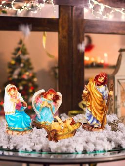 Gleevers - Christmas Sculptures Nativity (Set Of 4)