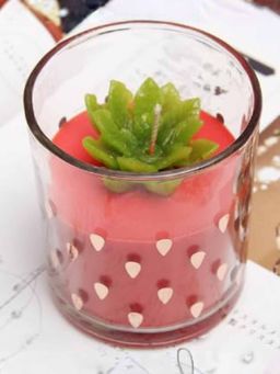 Absorbia - Red Strawberry Scented Candle