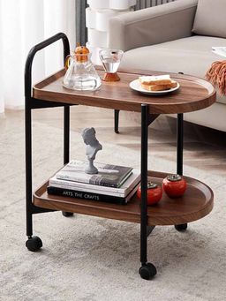 Mason Home - Brown Seoul Utility Serving Trolley