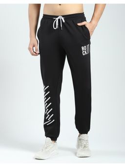 Rock.it - Men Black Printed Regular Fit Jogger