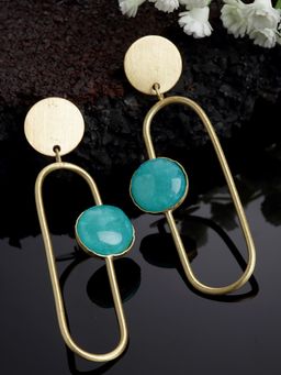 PANASH - Turquoise Contemporary Handcrafted Drop Earrings