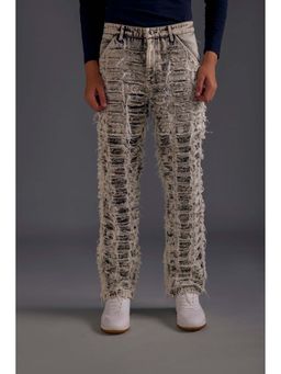 The Clothing Factory - Grey Distressed Denim Jeans