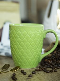 Voncasa - Ceramic Coffee Mug Green
