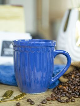 Voncasa - Ceramic Coffee & Tea Mug Blue