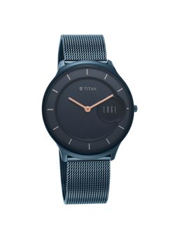 Titan - 1843QM01 Blue Dial Analog Watch for Men