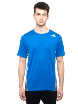 adidas - True 3s+ Tee Blue Training T-shirt