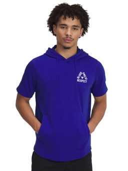 Under Armour - Men Project Rock Terry Blue Hoodie