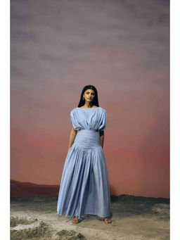 Ivory Rose - Blue The Cerulean Drift Dress