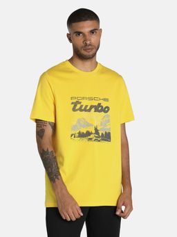 Puma - Porsche Legacy Motorsports Graphic 2 Men Yellow T-Shirt