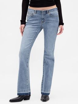 GAP - Women's Relaxed Fit Mid Rise Boot-Cut Jeans