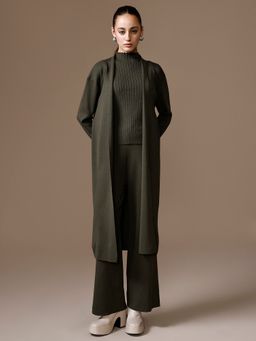 Kazo - Women's Olive Thrice Co-Ord Set