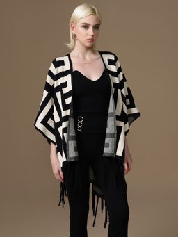 Kazo - Beige Caper Cape Shrug