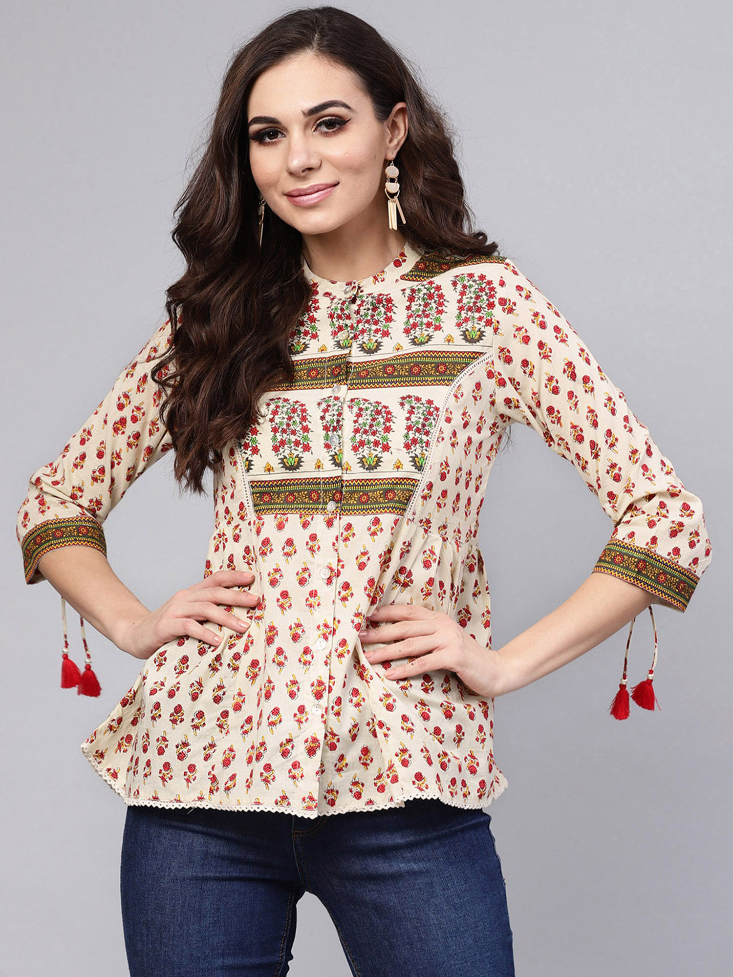 Buy Rain \u0026 Rainbow Women Beige \u0026 Red 