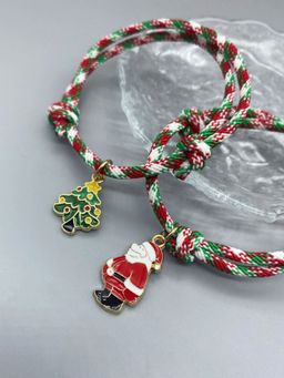 EL REGALO - Kids Girls Bracelet Combo for Christmas Multi Color (Set of 2)