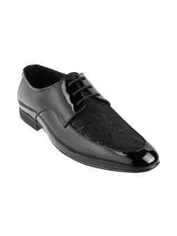 Metro - Men Black Formal Derbies