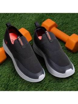 Metro - Men Olive Slip On Casual Outdoors Sneakers