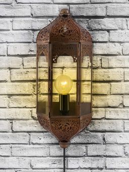 Homesake - Vintage Moroccan Wall Sconce Lamp Light
