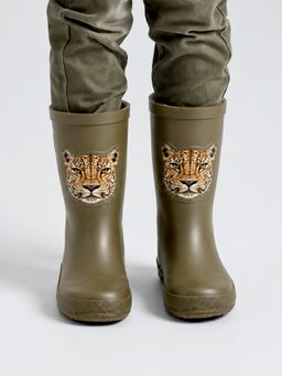 Little Surprise Box - Ms. Rani Lee Rubber Rain Gumboots for Kids - Green