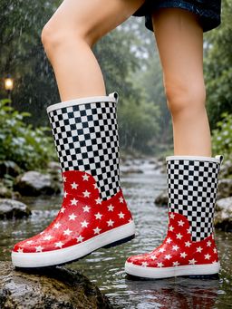 Little Surprise Box - Ms. Starry Presley Rubber Rain Gumboots for Kids - Multi-Color