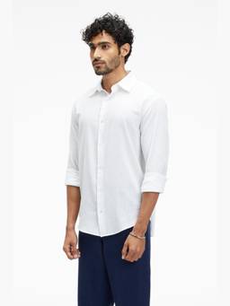 TERRA LUNA - Men White Dante Khadi Shirt