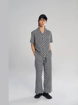 TERRA LUNA - Men Black Menton Khadi Shirt