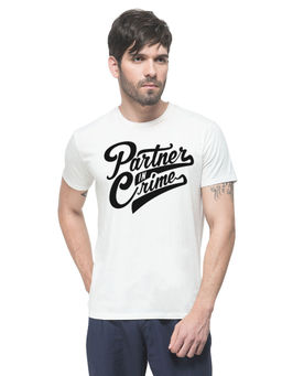 THREADCURRY - Partnership Creative Graphic Printed T-shirt For Men