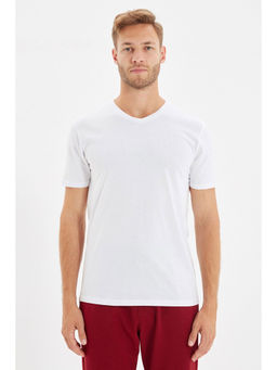 Trendyol - Man White T-Shirt