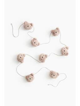 H&M - Unisex Beige Teddy Bear Garland