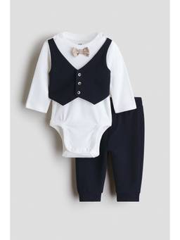 H&M - Boys White 2-Piece Dressy Set
