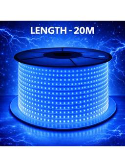 SPARKWORLD - 1200 LEDs 20 m Blue Steady Strip Rice Lights (Pack of 1)