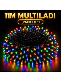 SPARKWORLD - 40 LEDs 11 m Multicolor Steady Bulb Rice Lights (Pack of 1)
