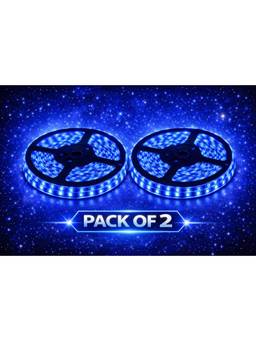 SPARKWORLD - 260 LEDs 4 m Blue Steady Strip Rice Lights (Pack of 2)