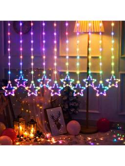 SPARKWORLD - 111 LEDs 2.49 m Multicolor Flickering String Rice Lights (Pack of 1)
