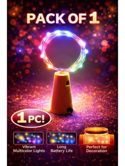 SPARKWORLD - 20 LEDs 2.03 m Multicolor Steady String Rice Lights (Pack of 1)