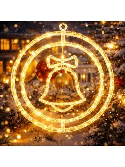 SPARKWORLD - 1 LEDs 0.4 m Yellow Flickering Bell Rice Lights (Pack of 1)